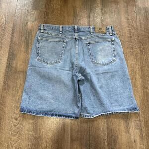 90s Baggy Jean Shorts Waist 36